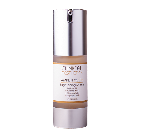 Clinical Aesthetics Amplifi Youth Brightening Serum, Kojic Acid, Niacinamide 1 Oz