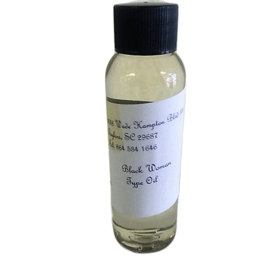 Aromatherapy Essential Aromatic Burning Oil Black Woman Type Spa Collection 2 oz bottle