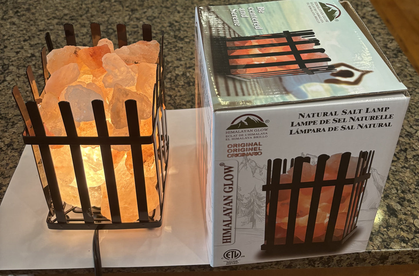 Original Himalayan Salt Lamp Natural glow