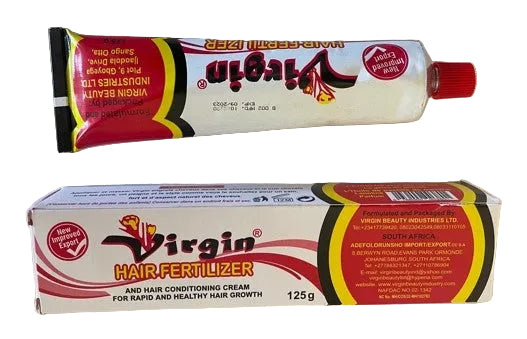 Virgin Hair Fertilizer and Conditioning Cream for Rapid and Healthy Hair Growth 125 g