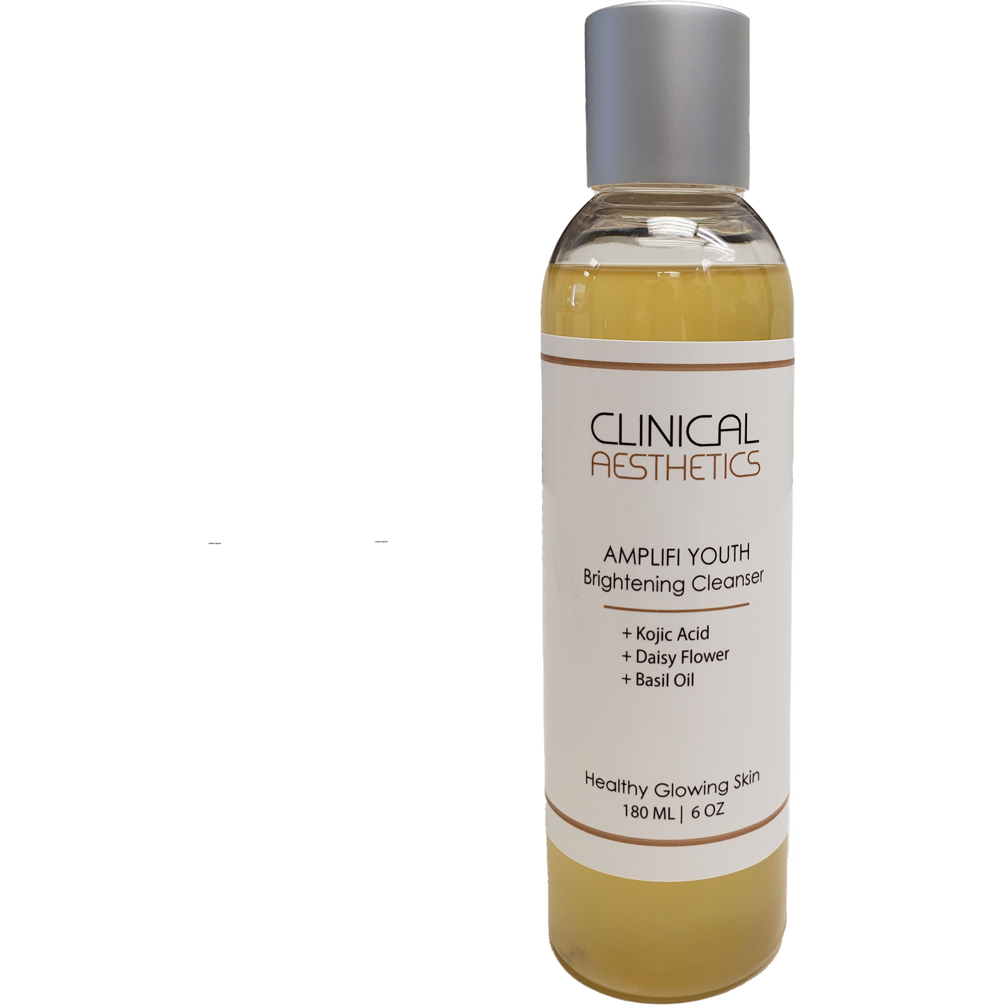 Clinical Aesthetics Amplifi Youth Brightening Cleanser with Kojic Acid, Daisy Flower and Basil Oil, 6 Oz