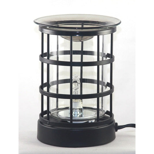 clear  Bird Cage Electric Touch Lantern Aromatic Oil burner, Fragrance Lamp, Wax Melter