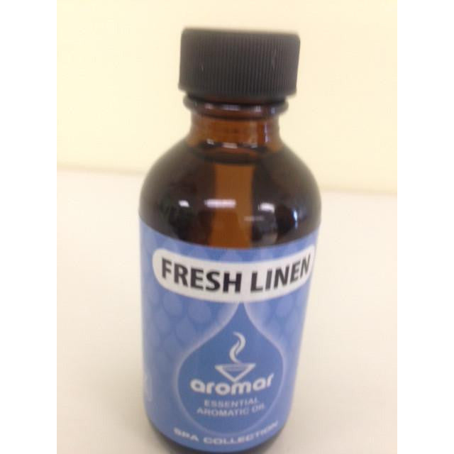 Aromar Aromatherapy Essential Aromatic Burning Oil Fresh Linen Spa Collection 2.2 oz bottle