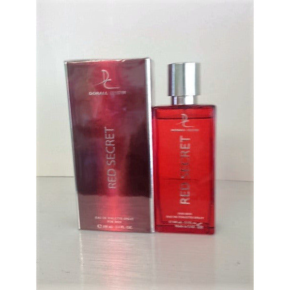 Dorall Collection Red Secret Cologne 3.3 oz (100 ml ) for Men, Eau De Toilette Spray