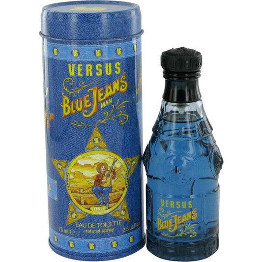 Blue Jeans  Cologne By Versace 2.5 oz Eau De Toilette Spray for Men