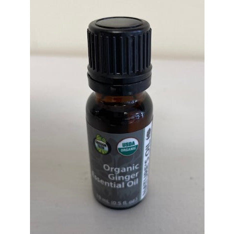 Organic Ginger Pure Aromatherapy Essential Oil 0.5 Oz bottle (15 ml)