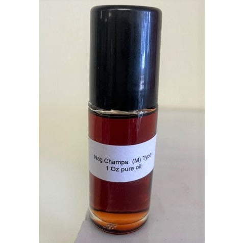 Nag Champa Perfume Body Oil Roll On for men 1 oz
