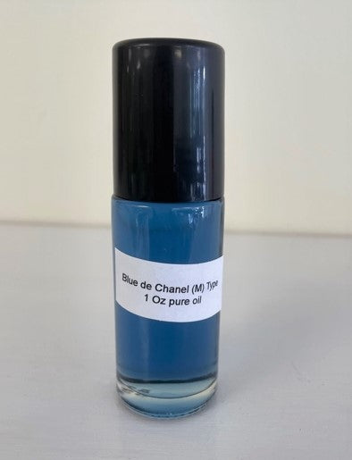 Impression of Bleu de Chanel Perfume Body Oil Roll On 1 oz