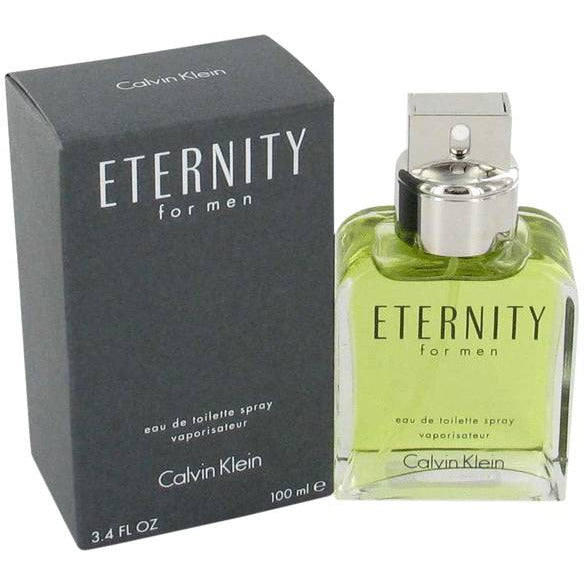 Eternity by Calvin Klein, 3.3 oz Eau De Toilette Spray for men