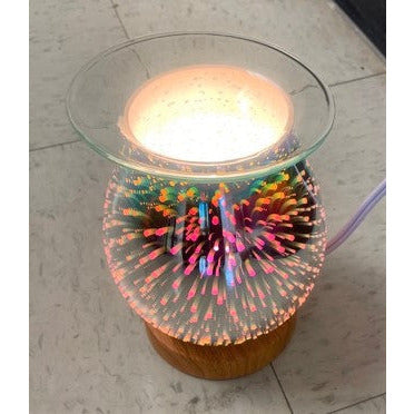 3D Fire Works Touch Aromatic Oil Burner