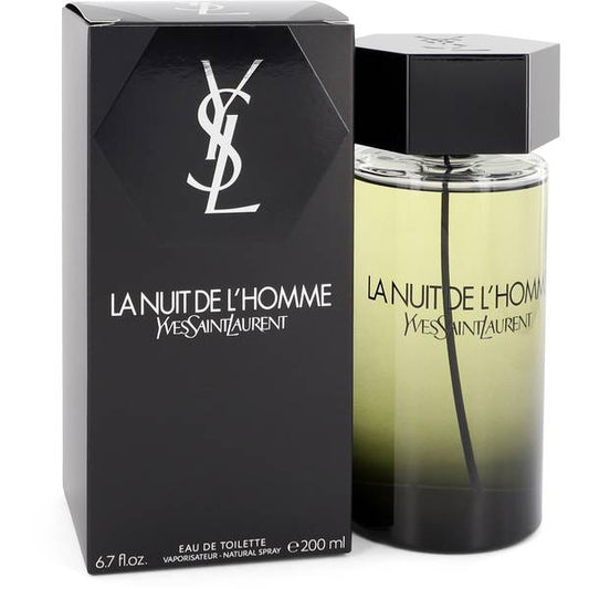 La Nuit De L'homme Cologne By YVES SAINT LAURENT 3.4 oz Eau De Toilette Spray for Men