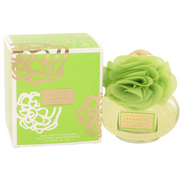 Coach Poppy Citrine Blossom Perfume by Coach Eau De Parfum Spray 3.4 oz
