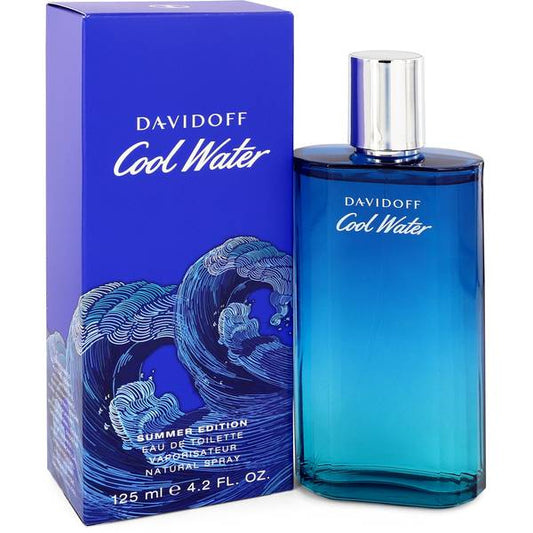 Cool Water Summer Edition Cologne by Davidoff  4.2 Oz Eau De Toilette Spray for Men