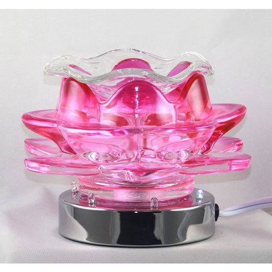pink  electric decorative touch fragrance lamp, aromatic oil burner,scented oil warmer, wax melter