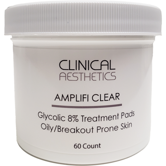 Amplifi Clear Cleansing Glycolic 8% Treatment Pads