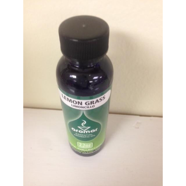 Aromar Aromatherapy Essential Aromatic Burning Oil Lemon Grass Spa Collection 2.2 oz bottle