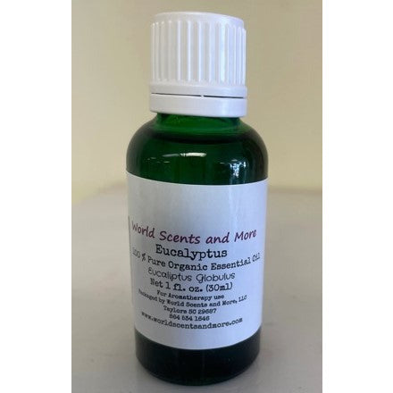 WorldScents 1oz bottle Eucalyptus Pure Aromatherapy Essential Oil 100% (30 ml)