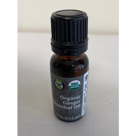 Organic Ginger  Pure Aromatherapy Essential Oil 0.5  Oz bottle (15 ml)