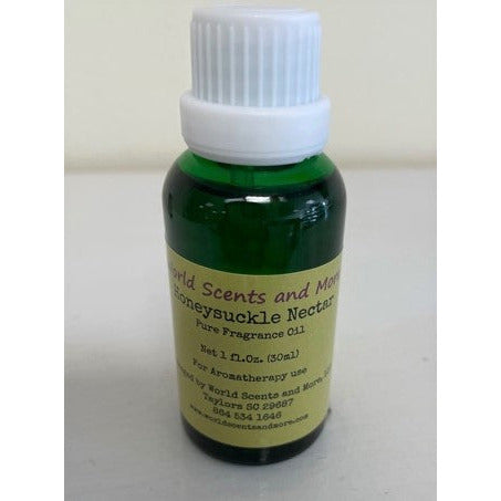 World Scents 1 oz bottle Honeysuckle Nectar Pure Aromatherapy Fragrance Oil 100% (30 ml)