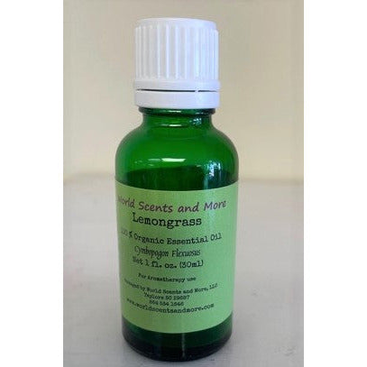 World Scents 1 oz bottle lemongrass Pure Aromatherapy Organic Essential Oil  (30 ml)