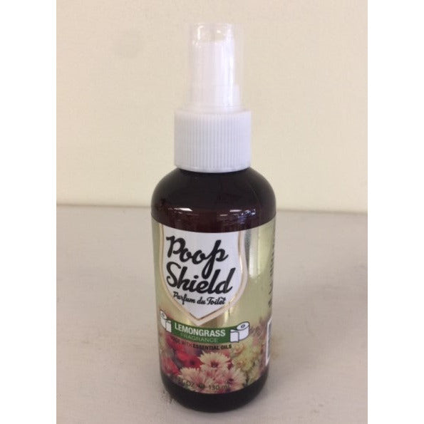 Mystic Romance lemongrass scent Poop Shield  Perfum de toilet 4.4 oz bottle made with essential oils