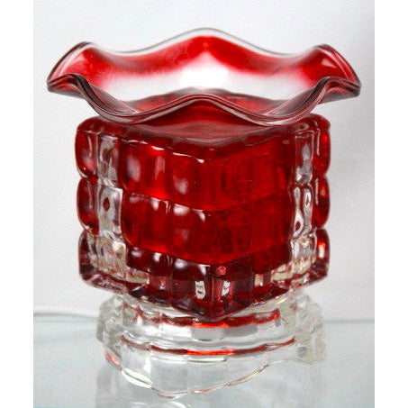 Red Dice Shape Dimmer Fragrance Lamp, Aromatic Oil burner, Wax Melter