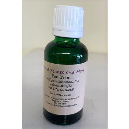 World Scents 1 oz bottle Tea Tree Pure Aromatherapy Essential Oil 100% (30ml)