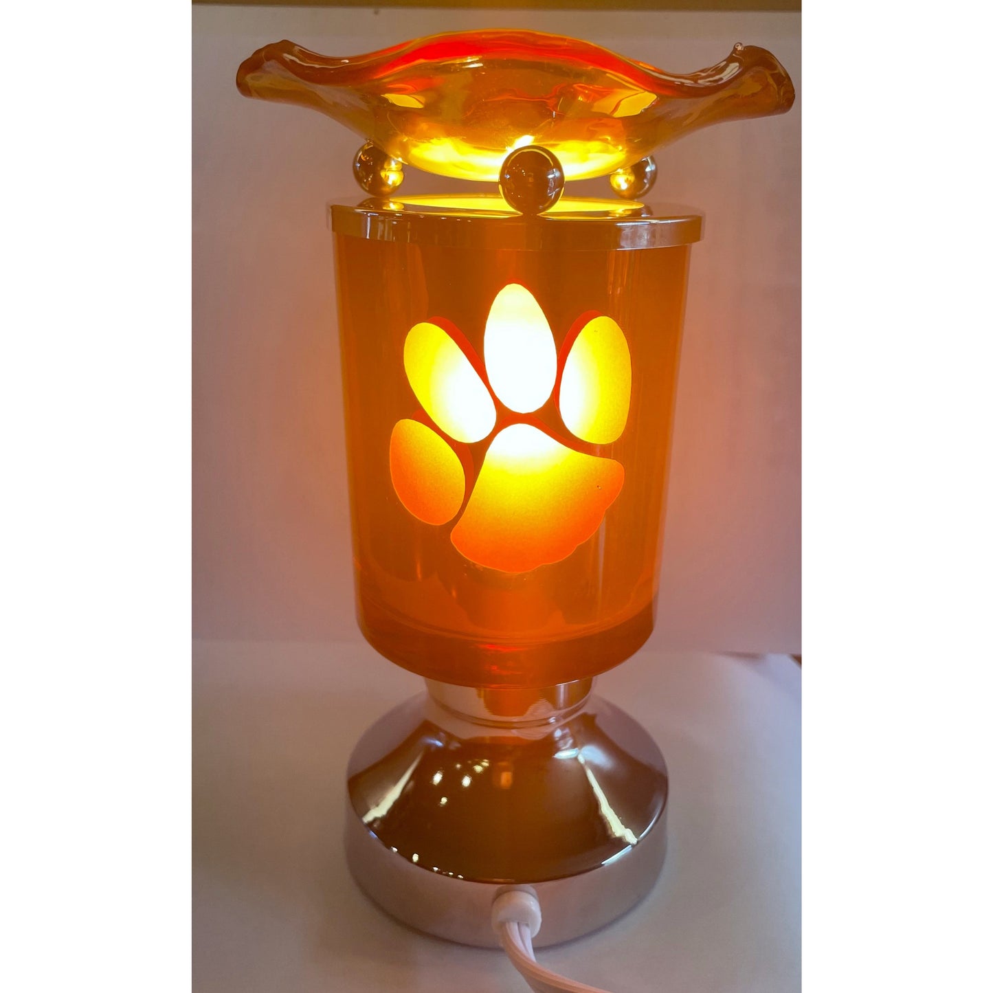 Paw Print Touch Electric Fragrance lamp, aromatic oil burner, wax melter