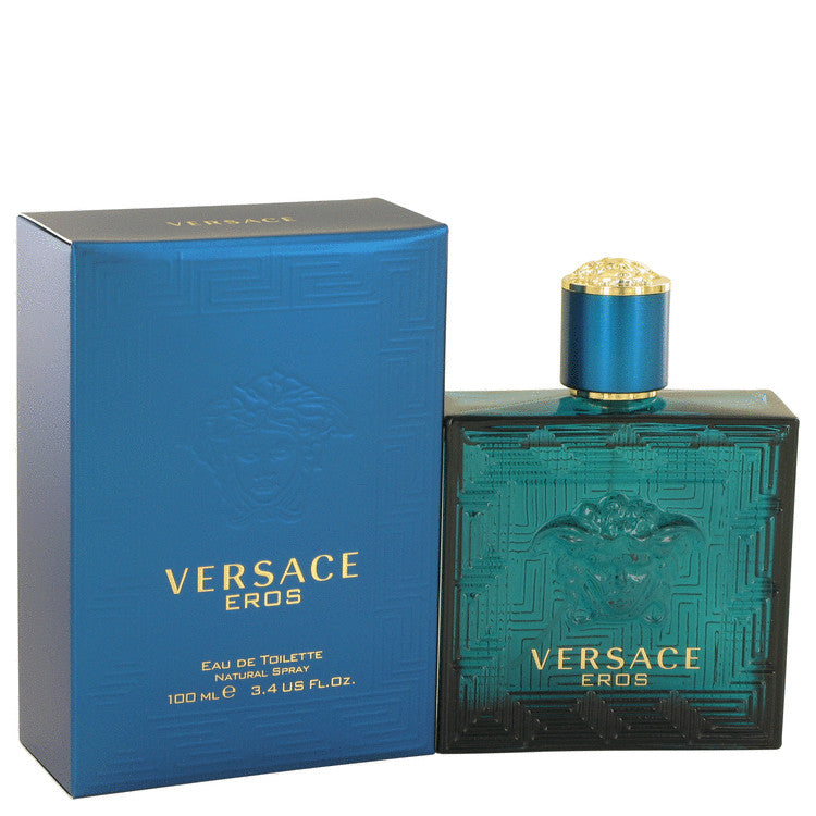 Versace Eros by Versage 3.4 oz Eau De Toilette Spray for men